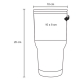 Termo Rubber Acero Tecnología CABANNA Cap 870 ml