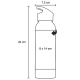 Cilindro Plástico Asa JADE Cap 900 ml