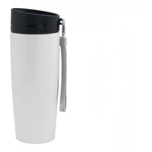 Mug Acero inoxidable tipo 201 exterior y 304 interior. Doble pared