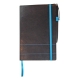 Libreta con filos de color a juego con pluma