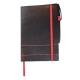 Libreta con filos de color a juego con pluma