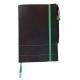 Libreta con filos de color a juego con pluma