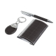 Set ejecutivo DUKE de bolígrafo, llavero y tarjetero
