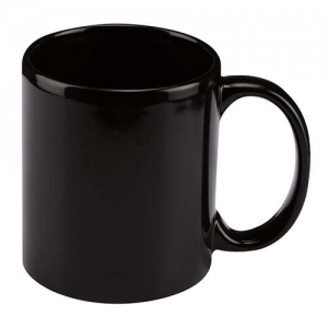 Taza de cerámica ESPIRIT negra 325 ml