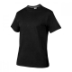 Playera cuello redondo con manga corta color negro talla XG