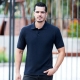 Playera cuello tipo polo con manga corta color Azul Marino talla CH