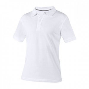 Playera cuello redondo con manga corta color Blanco talla EG
