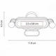 Soporte para smartphone de plástico