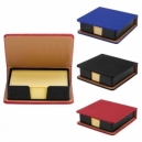 Porta Notas en estuche de curpiel