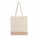 Bolsa Lash sin fuelle con asa y de yute