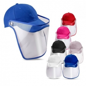 Gorra con careta desmontable