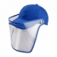 Gorra con careta desmontable