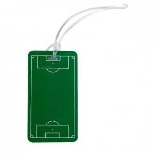 Identificador con forma de cancha de fútbol
