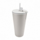 Termo Quilme acero inoxidable 600 ml con popote