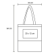 Bolsa BELLOTA de algodón 64 x 33 cm con detalle inferior