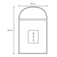Porta trajes HARVEY de nonwoven con ventana