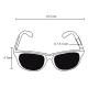 Lentes CARIBE tipo madera funda y protección UV