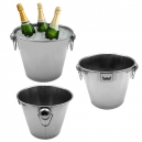 Hielera rígida de acero CHANDON con asas y destapador