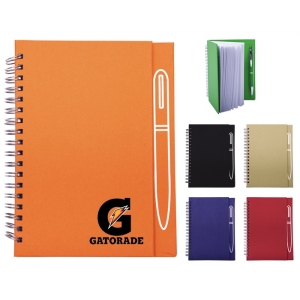 Libreta con espiral Spain 70 hj con imán sujetador de Bolígrafo