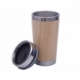 Termo 450 ml de bambú Allen con acero y doble pared