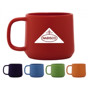 Taza tarro Caramel Mate interior brillante 16 Oz