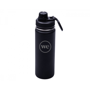 Termo doble pared con 600 ml con tapa de rosca