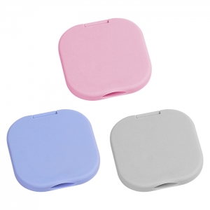 Espejo doble cuadrado Blarney rubber 7 x 7 cm