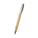 Bolígrafo pluma bamboo Lorca con tapa y punta de metal