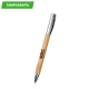 Bolígrafo pluma bamboo Lorca con tapa y punta de metal