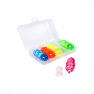 Estuche Bolzano con 5 diferentes marcatextos y broche
