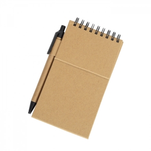 Libreta soporte de celular de cartón con notas adhesivas