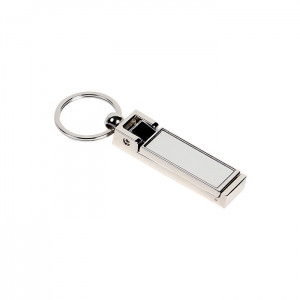 Llavero porta celular y porta bolsa Cahir de metal grabable