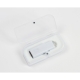 Memoria USB 8 Gb blanca sencilla retráctil de plástico