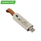 Memoria usb 8 Gb retráctil con cordón café