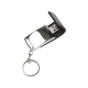 Memoria USB 8 GB cromo y curpiel con llavero