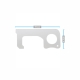 Accesorio anti contacto en forma de llave