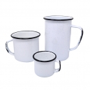 Tarro cervecero de acero vitrificado tipo Peltre 450 ml