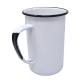 Tarro cervecero de acero vitrificado tipo Peltre 450 ml