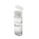 Gel antibacterial en botella ovalada y tapa abatible