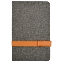 Libreta Oxford con broche de curpiel