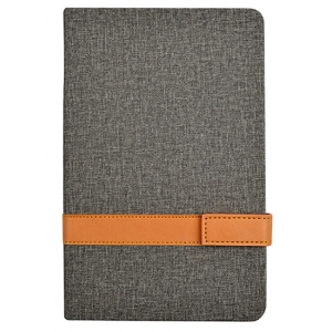 Libreta Oxford con broche de curpiel