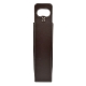 Estuche trinagular con asa superior para botellas de vino y broche