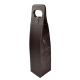Estuche trinagular con asa superior para botellas de vino y broche