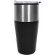 Termo o taza térmica doble pared Dyker 600 ml acero y plástico