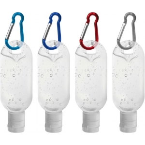 Gel antibacterial 50 ml con gancho y botella el popular