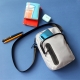 Mochila de hombro o lateral Knock de ripstop y curpiel