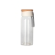 Cilindro de Vidrio tapa tipo madera 350 ml