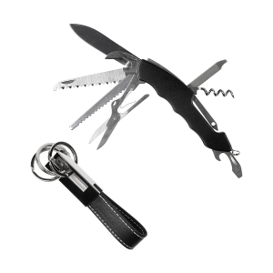 Set o estuche con navaja y llavero Calabria