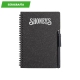 Libreta ecológica negro jaspe con bolígrafo tipo A6