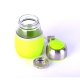 Mini cilindro de cristal verde con funda de neopreno 400 ml